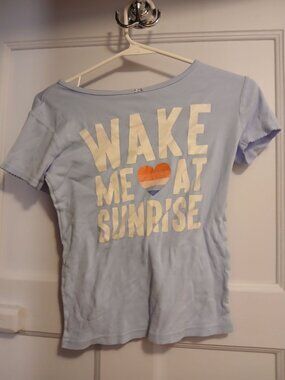 Carters Girls 12 "Wake Me Up At Sunrise" Shirt
